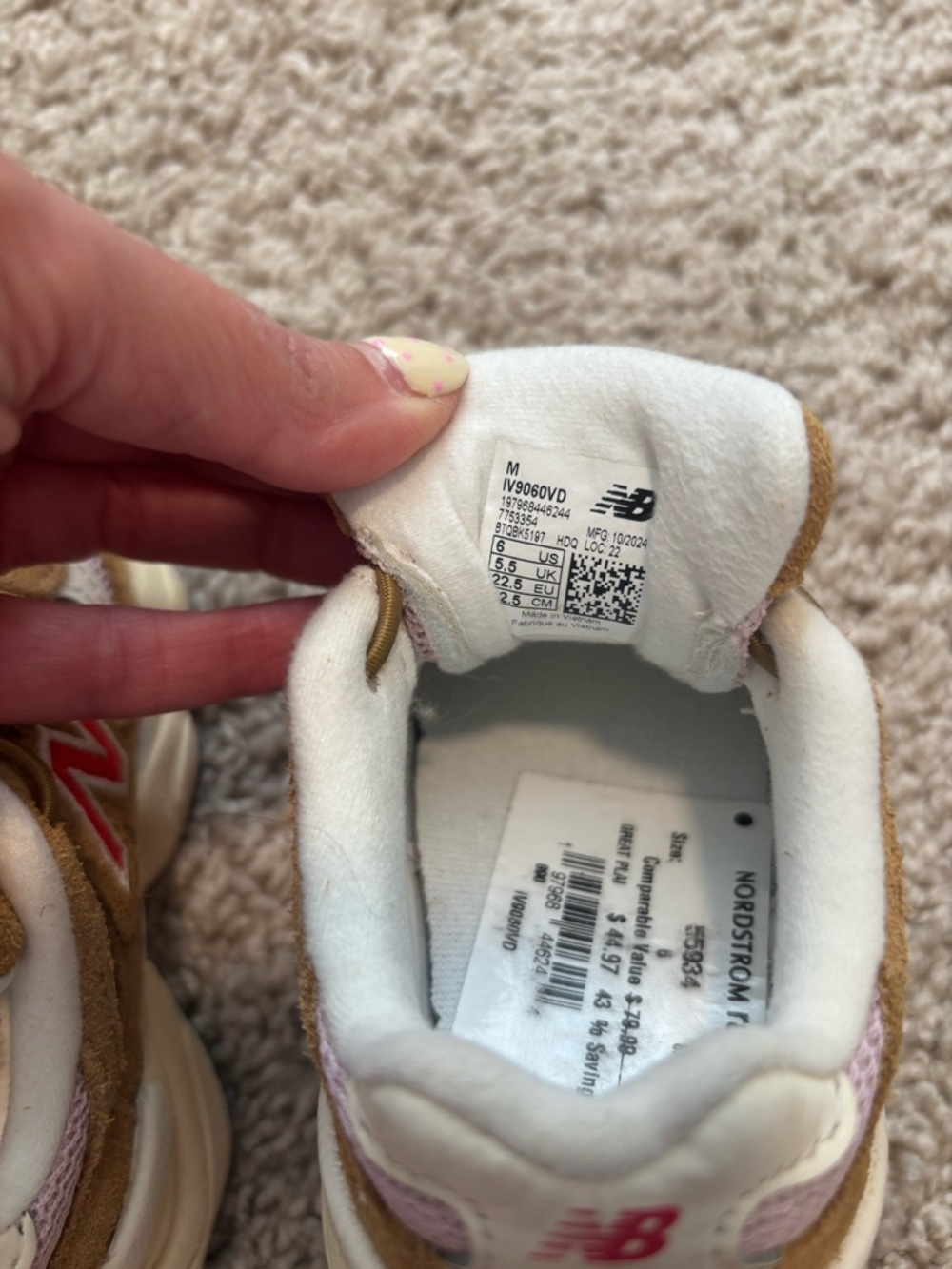 New balance 9060 toddler - Picture 5 of 5